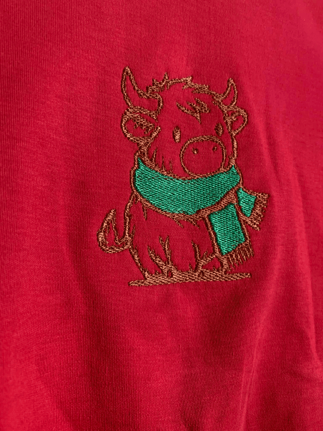 Highland Cow toddler T-shirt