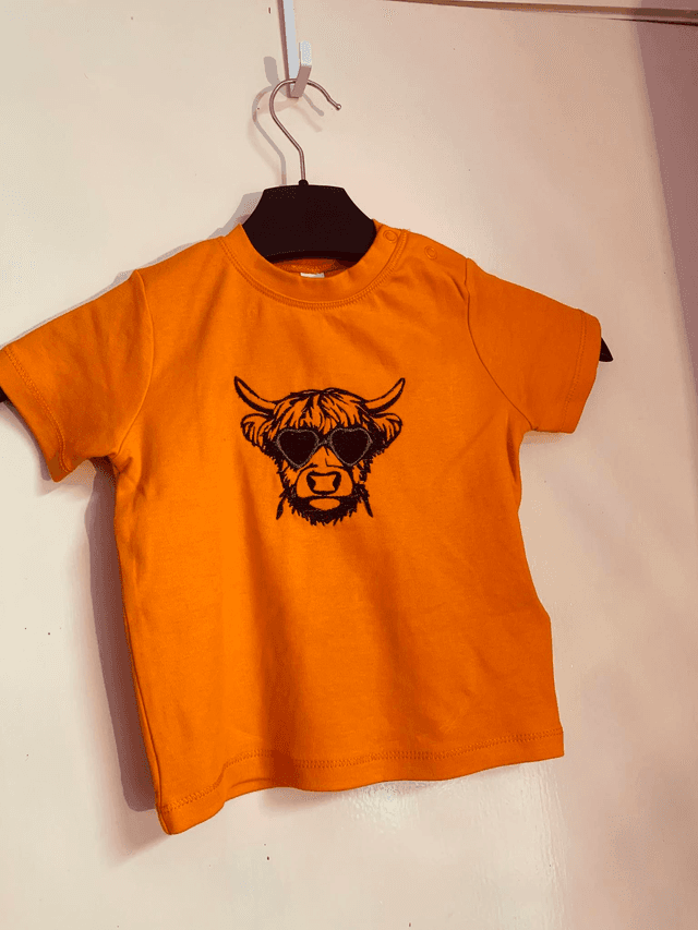Highland Cow toddler T-shirt